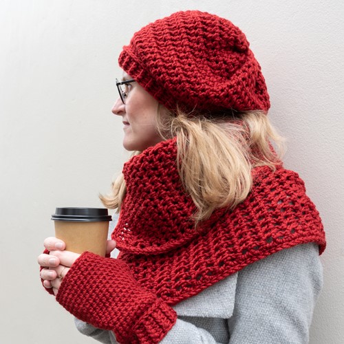 A4 PDF Chunky Cheerful Scarf