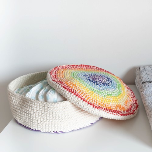 A4 PDF Rainbow Basket
