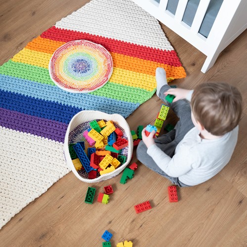 A4 PDF Rainbow Rug