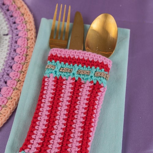 Colorful Christmas Cutlery Keeper 037