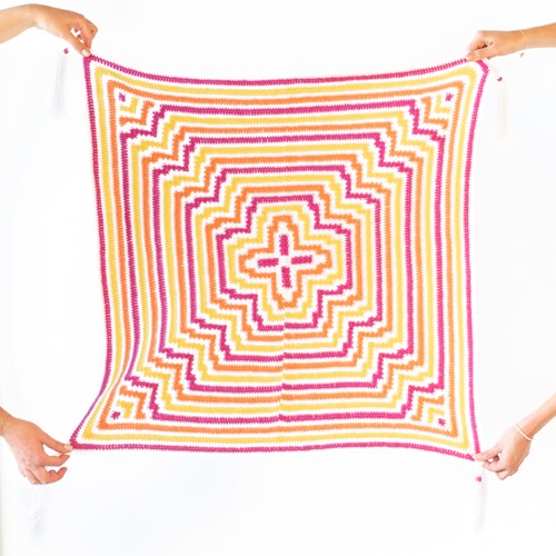 Yarn and Colors Amazing Flower Blanket Haakpatroon