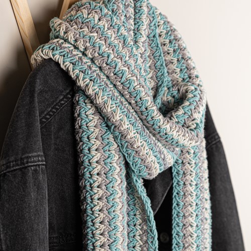 Fringed Scarf 072