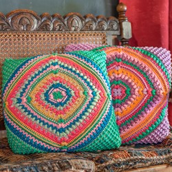 Granny’s Diamond Cushion