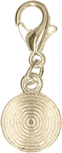 Gold Circle charm