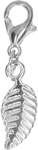 Silver Leaf charm