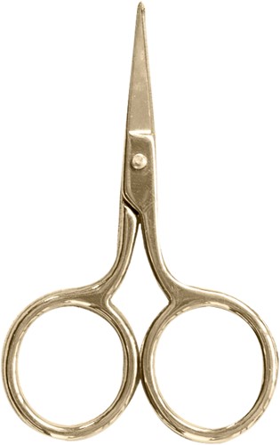 Gold tiny scissor